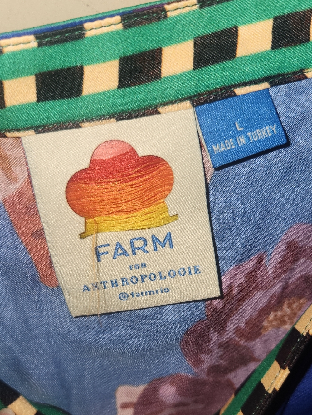 Farm Rio Fringed Tank Top Size Large - Picture 11 of 16